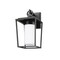 Z-Lite Sheridan 1 Light Outdoor Wall Sconce, Black & White Opal 595S-BK - alternate 7